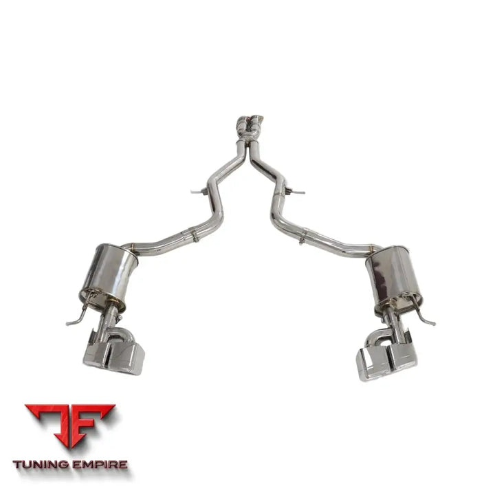 MERCEDES BENZ E-CLASS E63 AMG V8 6.2L W211 STAINLESS STEEL CATBACK RAZOR EXHAUST WITHOUT MUFFLER VALVE