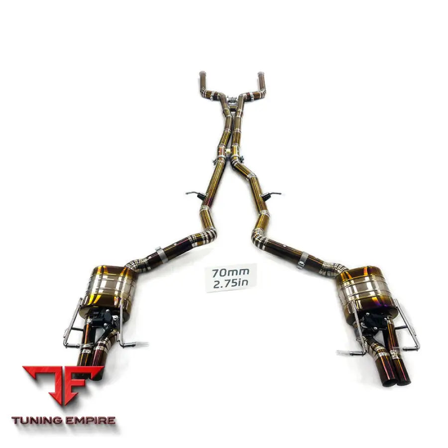 MERCEDES BENZ E-CLASS E63 W213 VALVETRONIC TITANIUM PIPE RAZOR EXHAUST WITH MUFFLER VALVE
