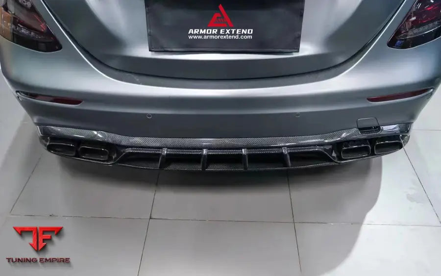 MERCEDES BENZ E-CLASS E63S E63 E53 E43 AMG E550 E450 E400 E350 E300 W213 2017-2023 AE REAR DIFFUSER - Rear Diffuser