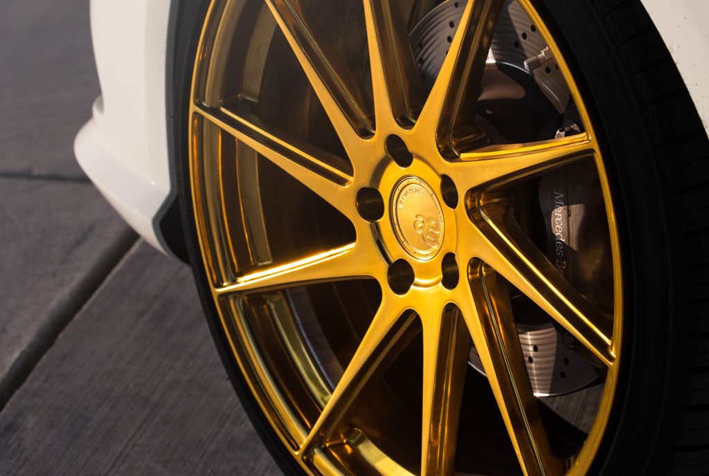 MERCEDES-BENZ E-CLASS on custom forged wheels