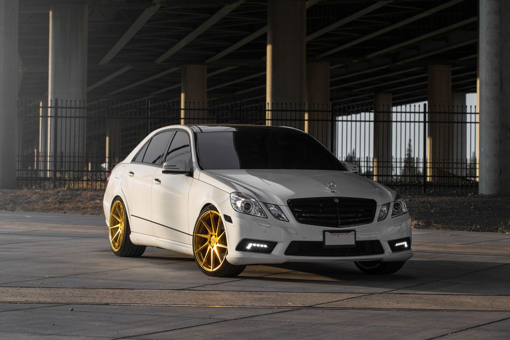 MERCEDES-BENZ E-CLASS on custom forged wheels