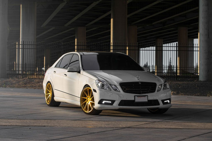 MERCEDES-BENZ E-CLASS on custom forged wheels