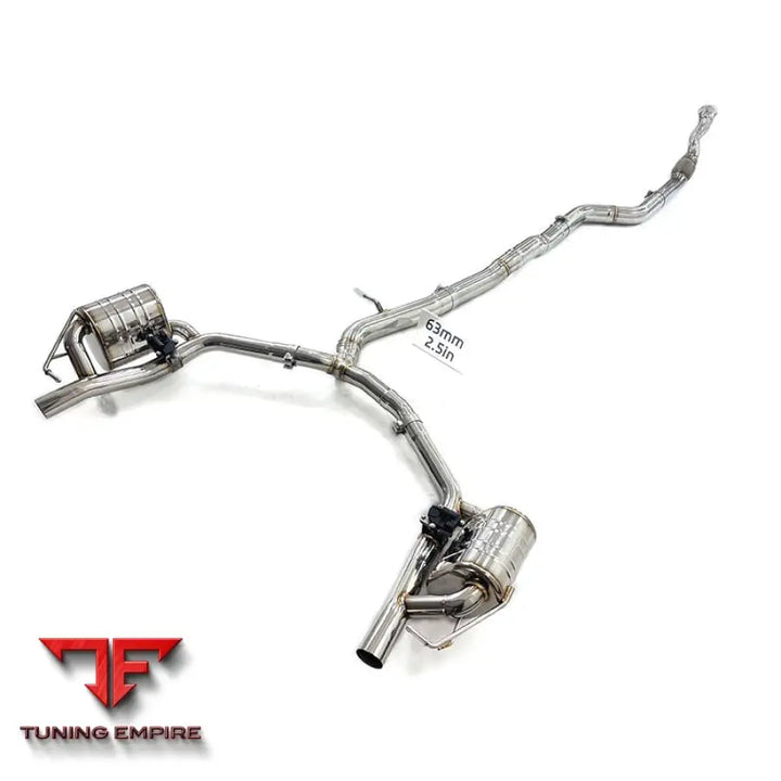 MERCEDES BENZ E-CLASS GT43 GT50 E53 GT53 STAINLESS STEEL CATBACK RAZOR EXHAUST WITH MUFFLER VALVE