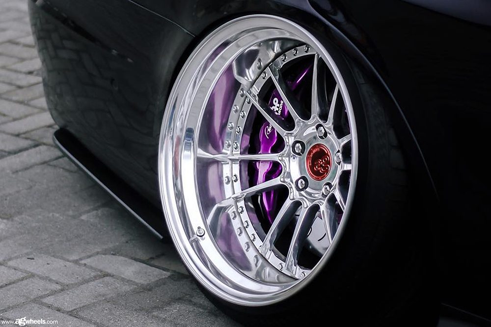 MERCEDES-BENZ E350 on custom forged wheels