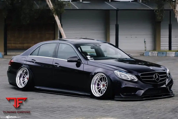 MERCEDES-BENZ E350 on custom forged wheels