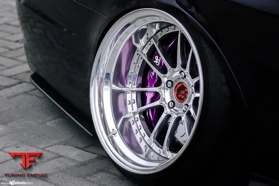 MERCEDES-BENZ E350 on custom forged wheels