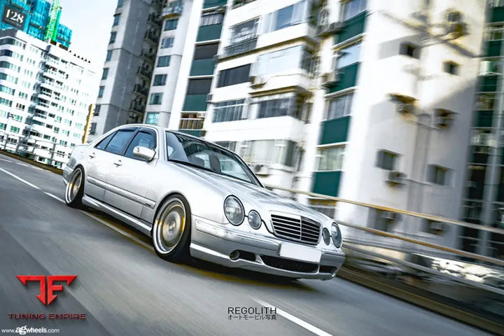 MERCEDES-BENZ E55 AMG on custom forged wheels