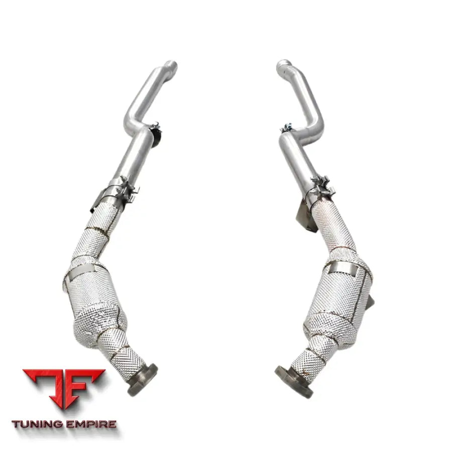 MERCEDES-BENZ E63 AMG 5.5T DOWNPIPE CATLESS EXHAUST SYSTEM 2012-2016