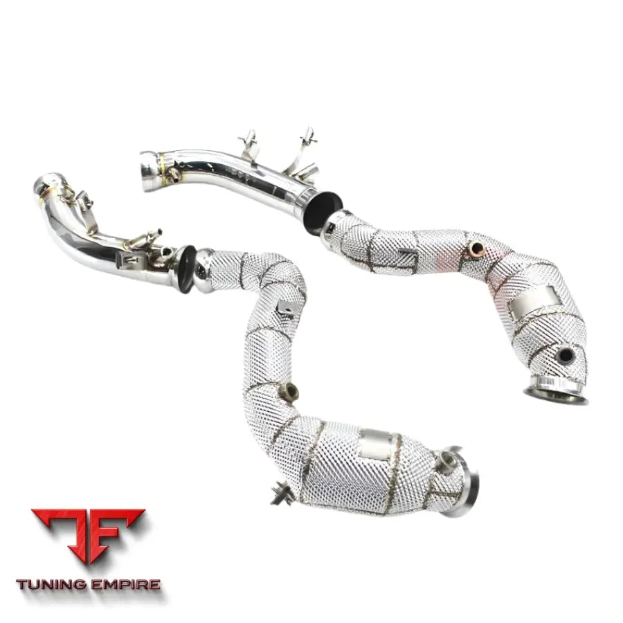 MERCEDES BENZ E63 AMG DOWNPIPE CATALYST TEST PIPE EXHAUST SYSTEM