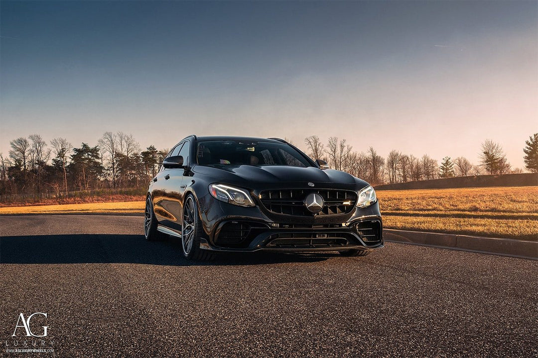 Mercedes-Benz E63S AMG on custom forged wheels