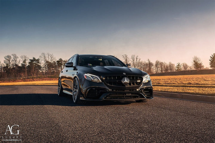 Mercedes-Benz E63S AMG on custom forged wheels
