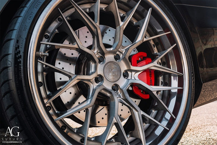 Mercedes-Benz E63S AMG on custom forged wheels