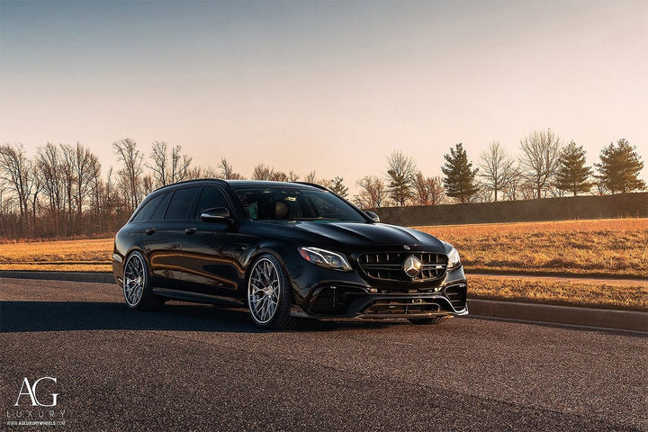Mercedes-Benz E63S AMG on custom forged wheels