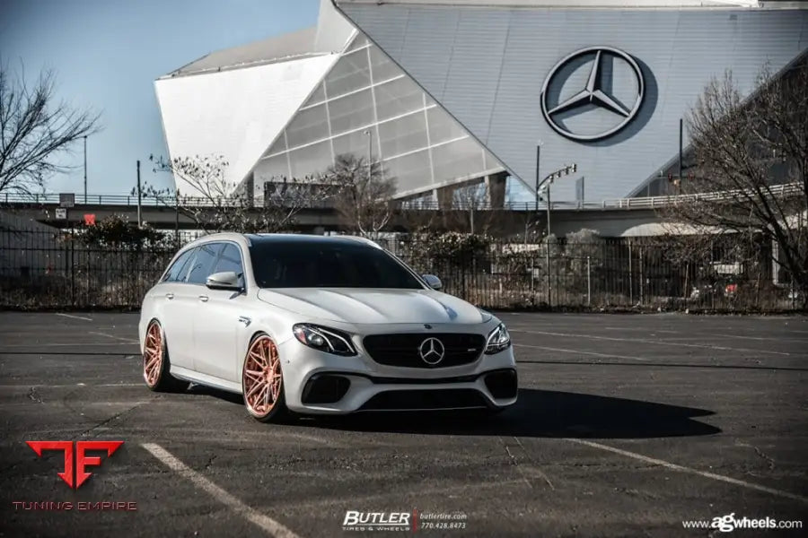 MERCEDES-BENZ E63S AMG WAGON on custom forged wheels