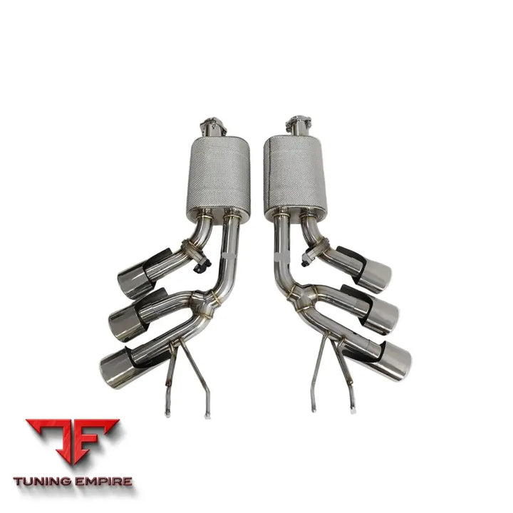 MERCEDES BENZ G-CLASS G65/G63/G500 W463 STAINLESS STEEL CATBACK RAZOR EXHAUST WITH MUFFLER VALVE
