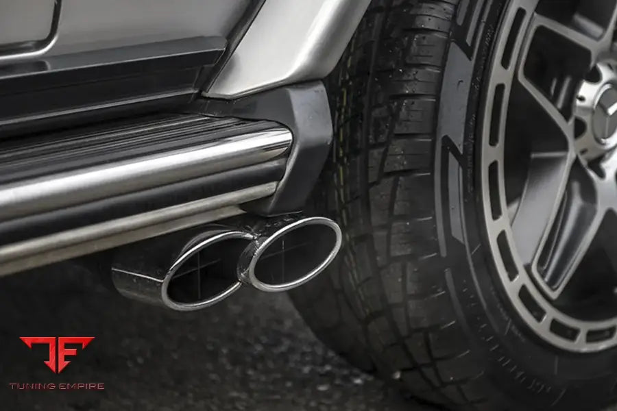MERCEDES BENZ G-WAGON 2 DOOR EXHAUST SIDE PIPES 1990-2006Y