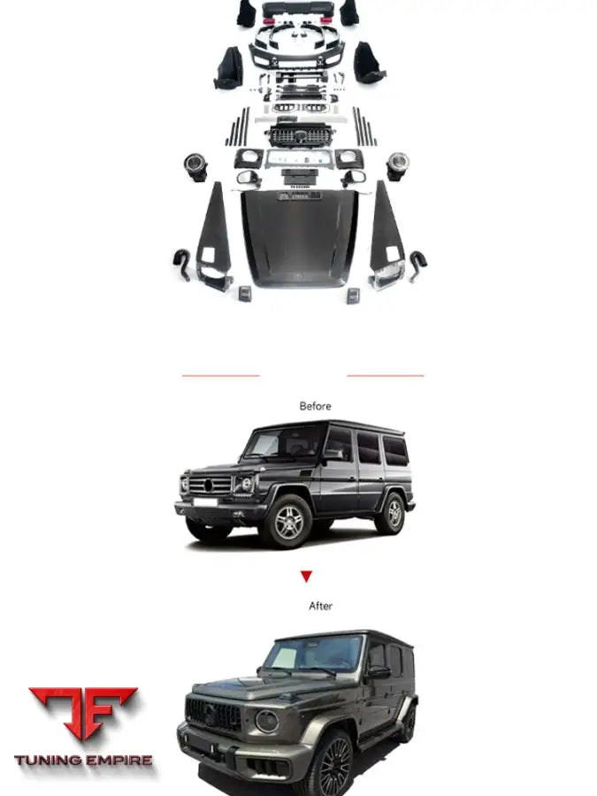 MERCEDES BENZ G63 2018-2023 UPGRADE to 2025+ W465 G63 BODY KIT