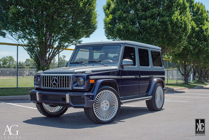 Mercedes-Benz G63 on custom forged wheels