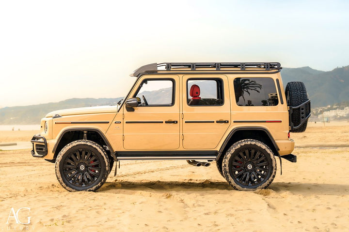 Mercedes-Benz G63 4x4 AMG on custom forged wheels