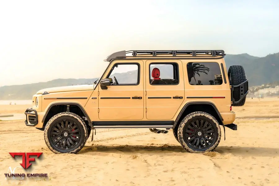 Mercedes-Benz G63 4x4 AMG on custom forged wheels