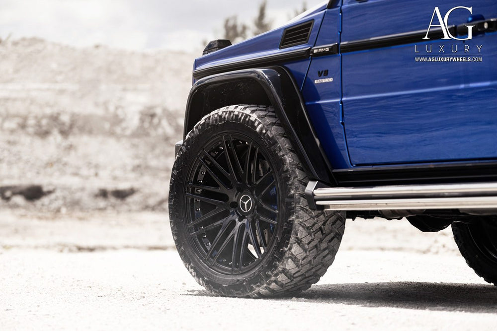 Mercedes-Benz G63 AMG on custom forged wheels