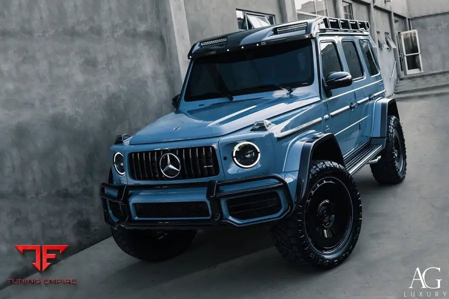 Mercedes-Benz G63 AMG 4x4 on custom forged wheels