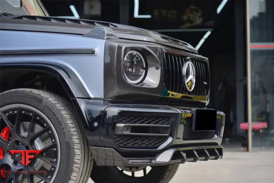 MERCEDES BENZ G63 AMG W464 G-WAGEN TC STYLE DRY CARBON FIBER FRONT LIP BSD