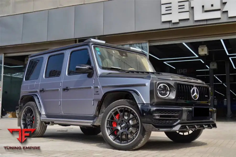 MERCEDES BENZ G63 AMG W464 G-WAGEN TC STYLE DRY CARBON FIBER FRONT LIP BSD