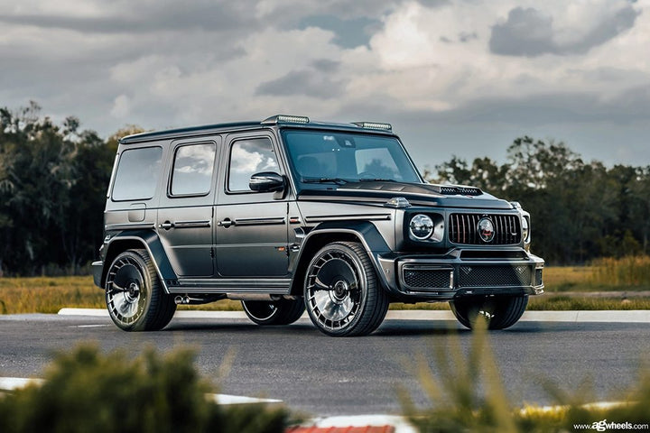 MERCEDES-BENZ G63 BRABUS on custom forged wheels