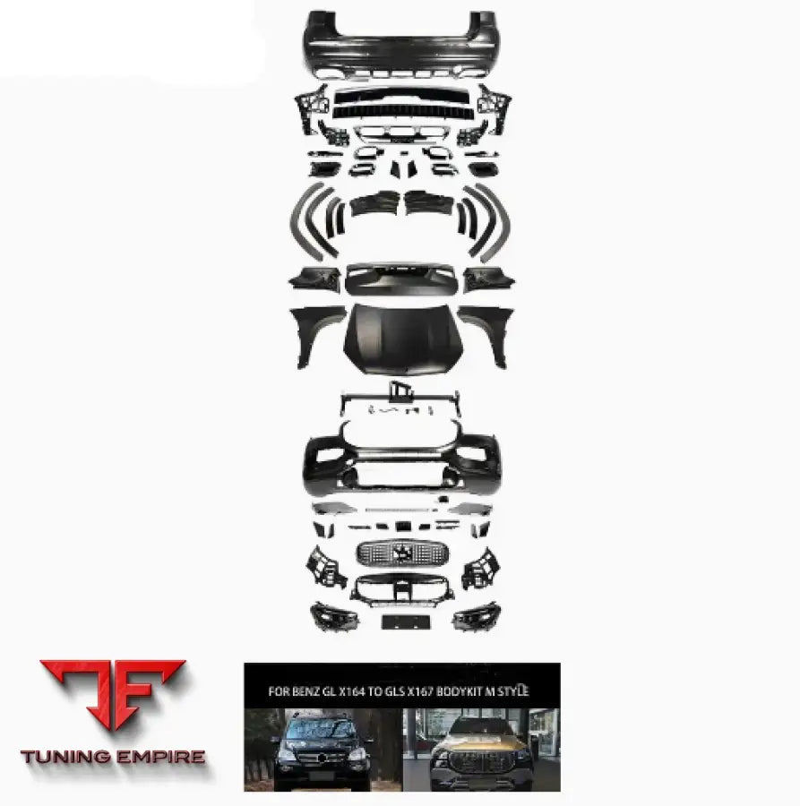 MERCEDES BENZ GL X164 UPGRADE TO GLS X167 BODY KIT