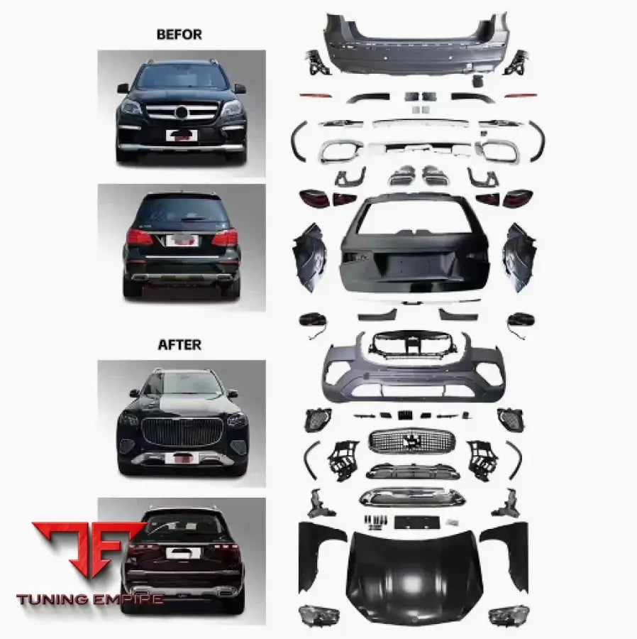 MERCEDES BENZ GL X166 UPGRADE TO GLS X167 BODY KIT