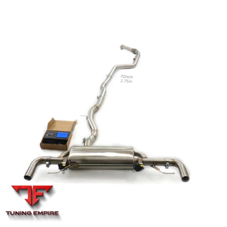 MERCEDES BENZ GLC-CLASS GLC300 X254 STAINLESS STEEL CATBACK RAZOR EXHAUST WITH MUFFLER VALVE