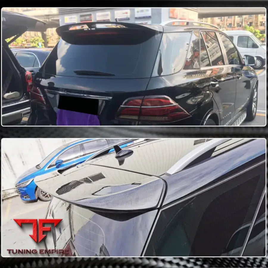 MERCEDES BENZ GLC CLASS W166 GLE350 GLE43 CARBON FIBER REAR ROOF SPOILER 2015-2019Y