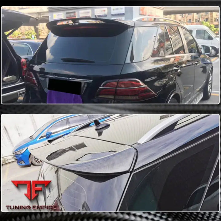 MERCEDES BENZ GLC CLASS W166 GLE350 GLE43 CARBON FIBER REAR ROOF SPOILER 2015-2019Y