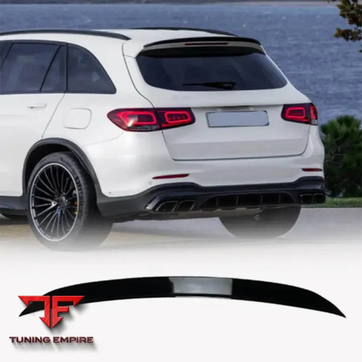 MERCEDES BENZ GLC X253 GLC200 GLC43/GLC63 AMG GLOSS BLACK REAR ROOF SPOILER 2016-2022Y