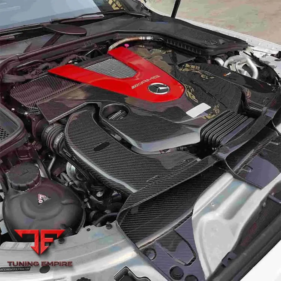 MERCEDES BENZ GLC43 C43 AMG CARBON FIBER AIR INTAKE 2020-2023Y