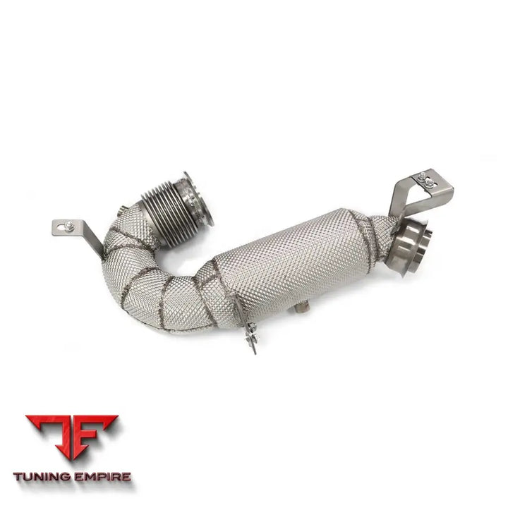 MERCEDES BENZ GLE-CLASS GLE450E W167 STAINLESS STEEL RAZOR EXHAUST DOWNPIPE WITH HEAT SHIELD