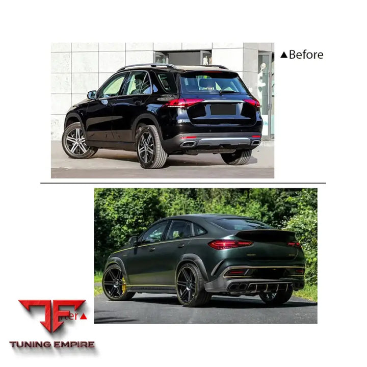 MERCEDES-BENZ GLE COUPE (C167) UPGRADE TO GLE63 AMG BODY KIT 2020-2023Y