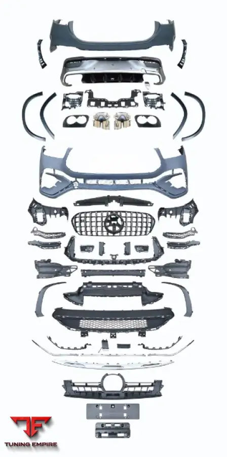 MERCEDES-BENZ GLE53 COUPE C167 2019 + UPGRADE to GLE53 AMG COUPE 2024 CONVERSION BODY KIT