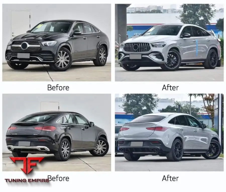 MERCEDES-BENZ GLE53 COUPE C167 2019 + UPGRADE to GLE53 AMG COUPE 2024 CONVERSION BODY KIT