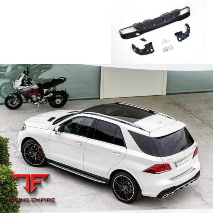 MERCEDES-BENZ GLE63 W167 LIP WITH MUFFLER TIPS DIFFUSER