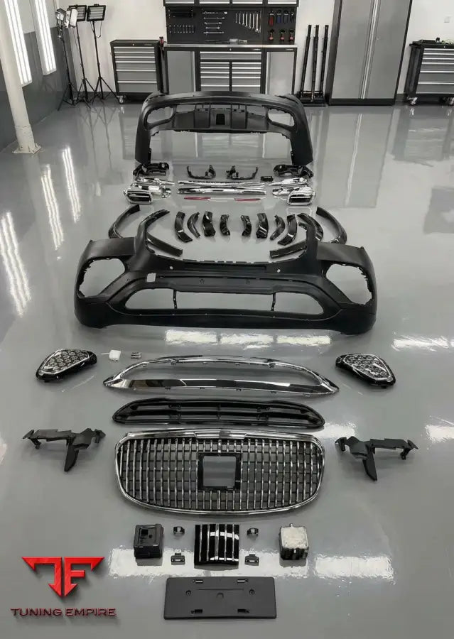 MERCEDES BENZ GLS MAYBACH UPGRADE TO 2025 + MAYBACH BODY KIT