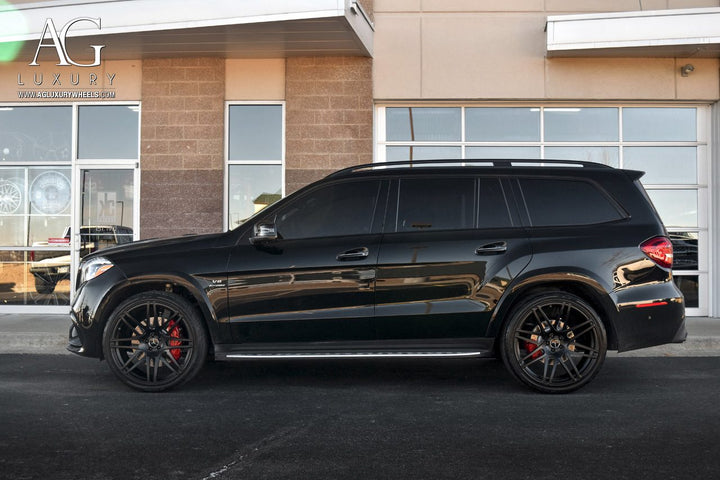 Mercedes-Benz GLS63 AMG on custom forged wheels