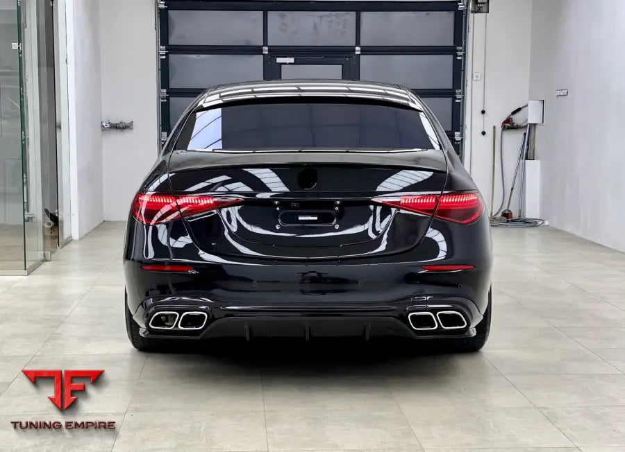 MERCEDES BENZ S CLASS AMG W223 2020 + BLACK AERO BODY KIT