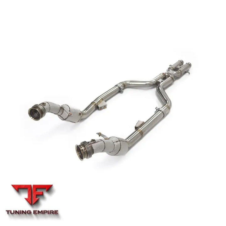 MERCEDES BENZ S-CLASS S600 W221 STAINLESS STEEL RAZOR EXHAUST DOWNPIPE