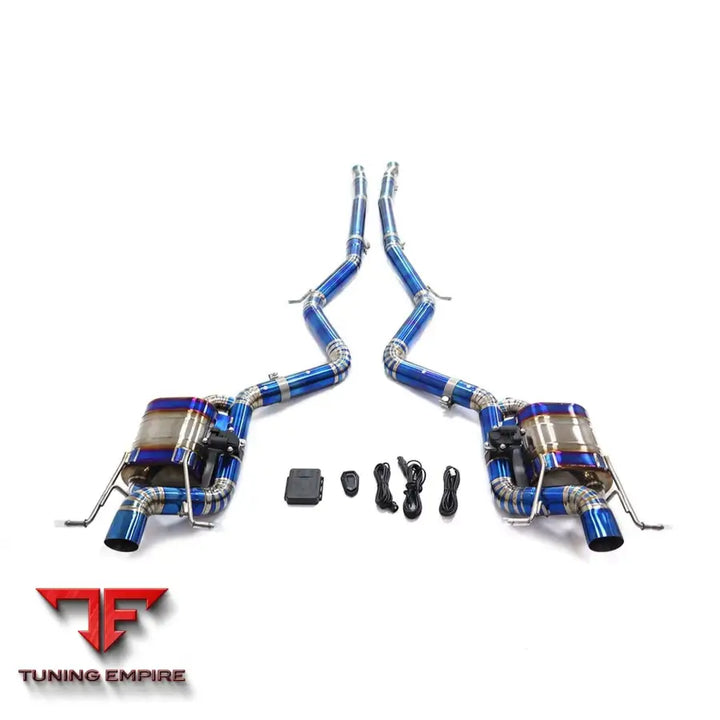 MERCEDES BENZ S-CLASS S600 W222 6.0T TITANIUM CATBACK RAZOR EXHAUST WITH MUFFLER VALVE