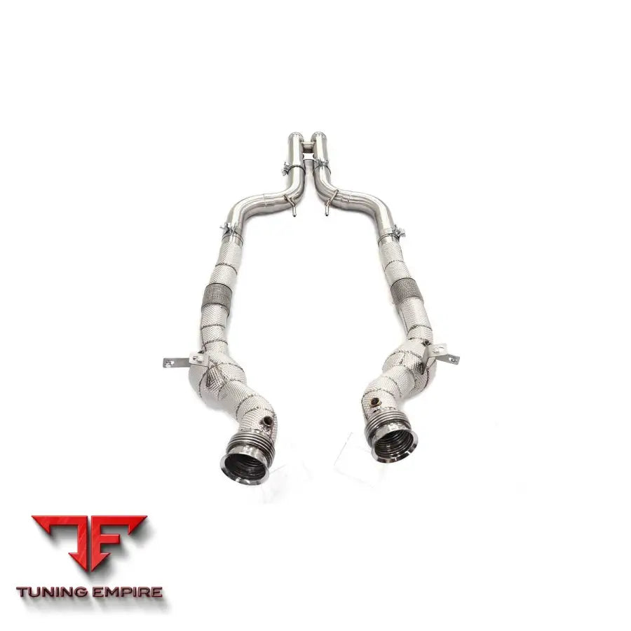 MERCEDES BENZ S-CLASS S600 W222 V12 6.0T STAINLESS STEEL RAZOR EXHAUST DOWNPIPE