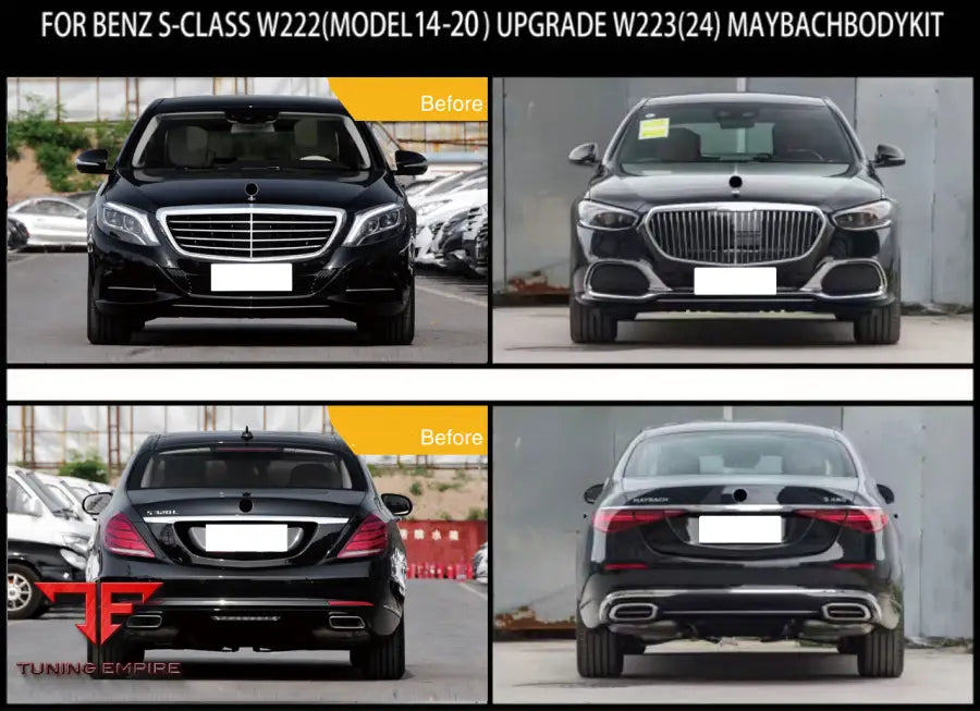 MERCEDES BENZ S-CLASS UPGRADE KIT W222 to W223 MAYBACH