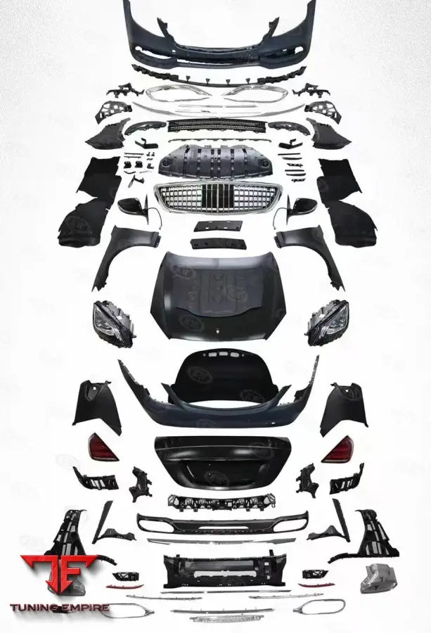 MERCEDES-BENZ S-CLASS (W221) UPGRADE TO W222 MAYBACH BODY KIT WITH LIGHTS