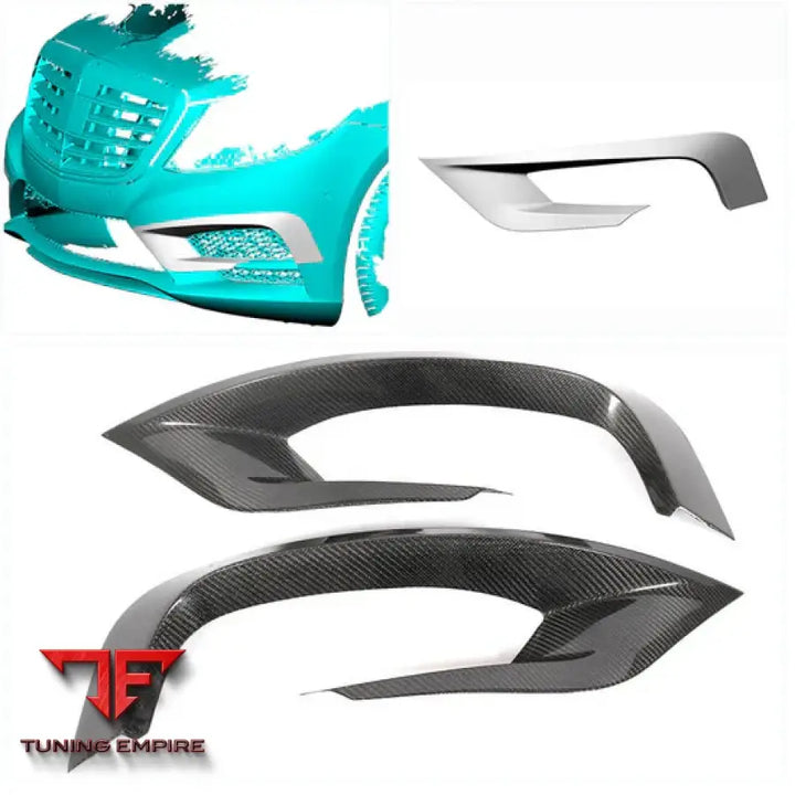 MERCEDES BENZ S CLASS W222 PRE-FACELIFT CARBON FIBER PARTS 2014-2017Y